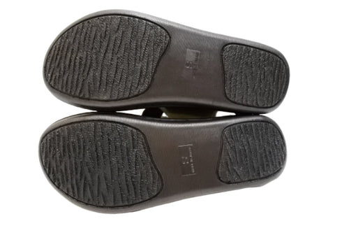 【インコルジェ 8806 カーキ】バックストラップコンフォートサンダル